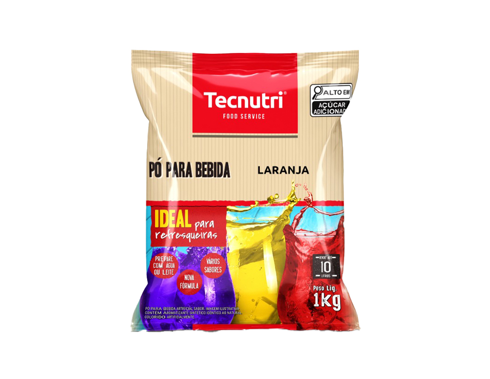 REFRESCO LARANJA TECNUTRI 1 KG (CX 10 PCT)